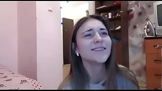 Sexy young girl live strip tease her stunning body